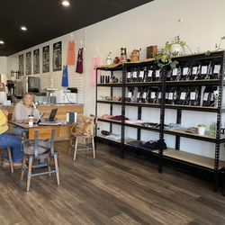 Harbor Mountain Coffee House - Main interior wall and counter.