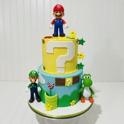 Lola's Cakes Okc - Super Mario cake