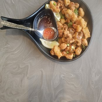 Ms Jane's - Calamari with Sweet Chili Sauce - Wine Bars Near Me - Fife, Washington Ms Jane's - Calamari with Sweet Chili Sauce - Wine Bars Near Me - Fife, Washington