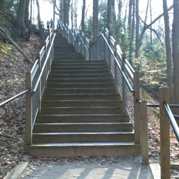 many ups and downs, hundreds of stairs many ups and downs, hundreds of stairs