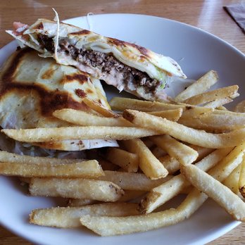 Applebee's Grill + Bar - Quesadilla burger - American Near Me - Santa Maria, California Applebee's Grill + Bar - Quesadilla burger - American Near Me - Santa Maria, California