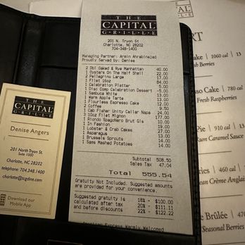 The Capital Grille - Steakhouses Near Me - Charlotte, North Carolina The Capital Grille - Steakhouses Near Me - Charlotte, North Carolina