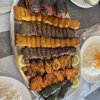Yas Restaurant - Assortment of kabobs - Persian/Iranian Near Me - San Jose, California Yas Restaurant - Assortment of kabobs - Persian/Iranian Near Me - San Jose, California