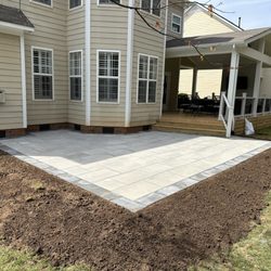 Alex's Lawnscape - New Techo block paver patio!