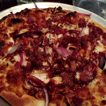 Pub Dog - BBQ Chicken Pizza w/ Bacon - Pubs Near Me - Columbia, Maryland Pub Dog - BBQ Chicken Pizza w/ Bacon - Pubs Near Me - Columbia, Maryland
