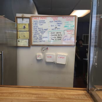 Hummingbird Carryout - Menu with Dish Sizes - Caribbean Near Me - Baltimore, Maryland