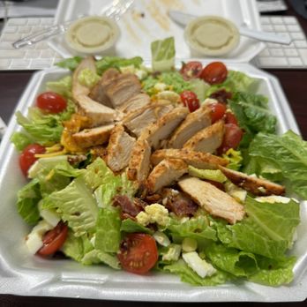 Hickory Cafe & Grill - Chopped Salad w/ grilled chicken. Yum! - Cafes Near Me - New Orleans, Louisiana Hickory Cafe & Grill - Chopped Salad w/ grilled chicken. Yum! - Cafes Near Me - New Orleans, Louisiana