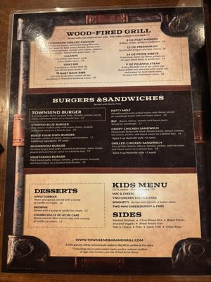 Menu photo 3 Town’s End Bar and Grill Apple Valley, CA