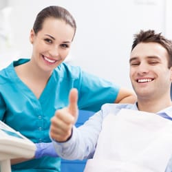 Bellmore Family Dental - Hygienist-and-patient