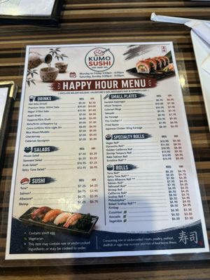 Menu photo 1 Kumo Sushi Phoenix, AZ