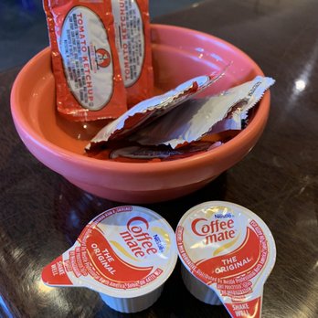Latin Bites - Coffee mate is not a creamer.  It's literally outlawed in Europe.  And ketchup packets - wtf? - Latin American Near Me - Houston, Texas