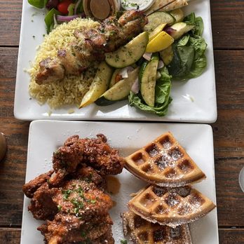 Hellenic - Chicken Souvlaki Feast & Chicken and Waffles - Greek Near Me - Coral Springs, Florida Hellenic - Chicken Souvlaki Feast & Chicken and Waffles - Greek Near Me - Coral Springs, Florida