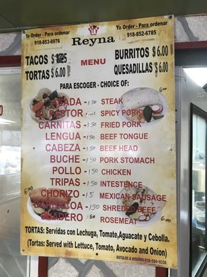 Menu photo 2 La Reyna Broken Arrow, OK