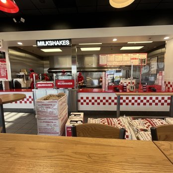 Five Guys - All the workers taking 20 minutes on two cheese burgers and frys. - Burgers Near Me - Phoenix, Arizona