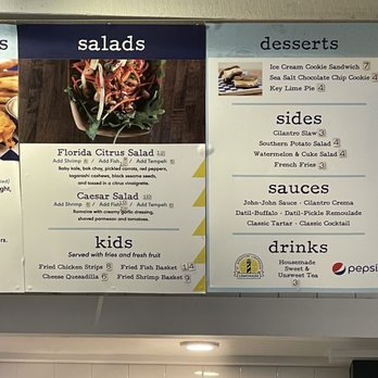 St. Augustine Seafood Company - Menu - Seafood Near Me - St. Augustine, Florida