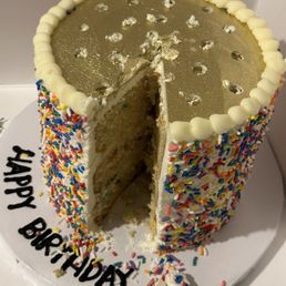 6" layered cake