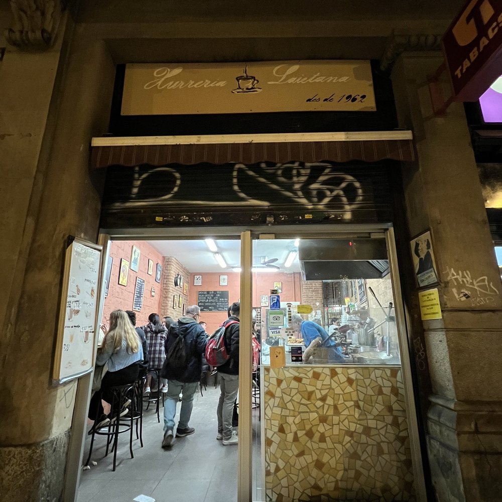 Xurrería Laietana - Exterior - Churros Near Me - Barcelona, B Xurrería Laietana - Exterior - Churros Near Me - Barcelona, B