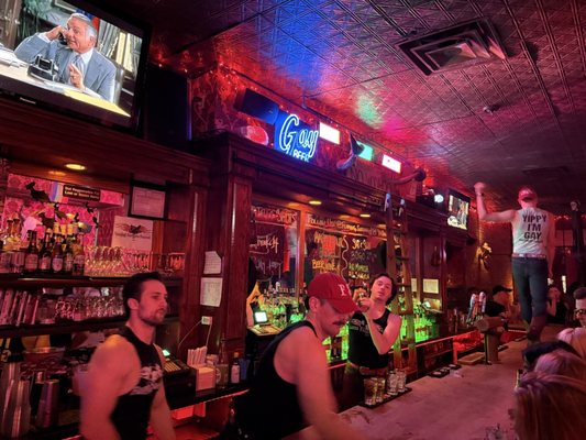 Flaming Saddles Saloon by null