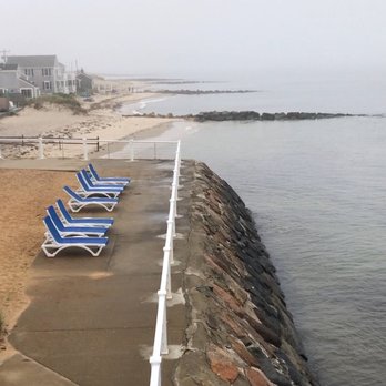 Garland Motel - View from balcony facing southwest on a foggy morning - Hotels Near Me - Dennis Port, Massachusetts Garland Motel - View from balcony facing southwest on a foggy morning - Hotels Near Me - Dennis Port, Massachusetts