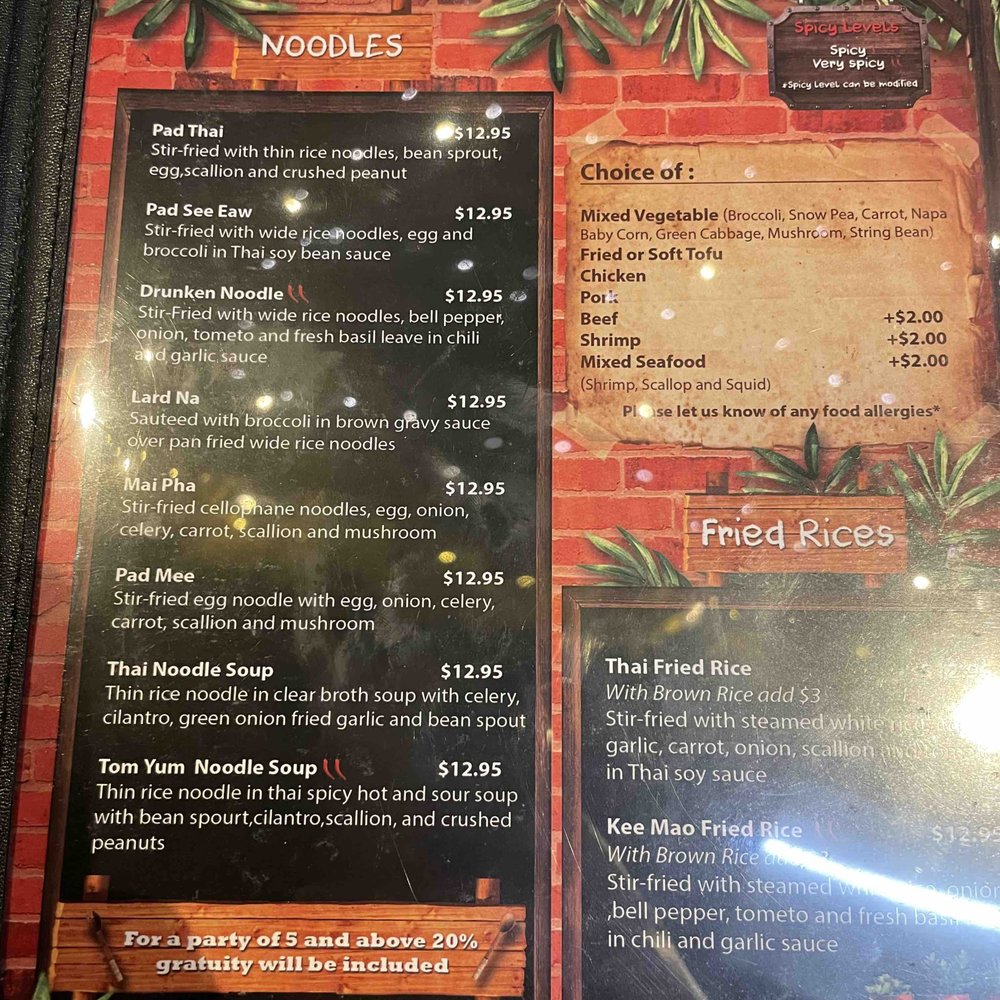 Charm Thai - Menu - Thai Near Me - Silver Spring, Maryland Charm Thai - Menu - Thai Near Me - Silver Spring, Maryland