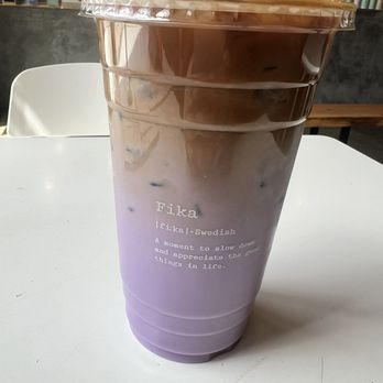 Fika Fika Coffee - Ube Flavored Latte - Coffee & Tea Near Me - Pasadena, California Fika Fika Coffee - Ube Flavored Latte - Coffee & Tea Near Me - Pasadena, California