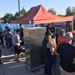 One of the 2 confession stands and the only beer stand that accepted credit cards.