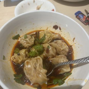 Shanghai Taste - Spicy Wonton In Chill Oil Sause - Shanghainese Near Me - Plano, Texas Shanghai Taste - Spicy Wonton In Chill Oil Sause - Shanghainese Near Me - Plano, Texas