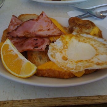 Rockridge Cafe - Ham & Cheese Croissant Sandwich - Breakfast & Brunch Near Me - Oakland, California