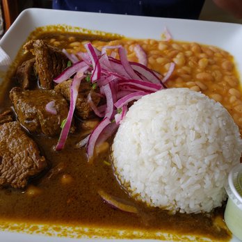 Chef Paz Restaurant - Beef Stew, comes with rice and beans (we loved the beans) - Peruvian Near Me - West Allis, Wisconsin Chef Paz Restaurant - Beef Stew, comes with rice and beans (we loved the beans) - Peruvian Near Me - West Allis, Wisconsin