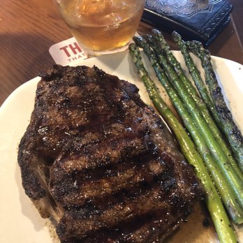 Outback Steakhouse - Ribeye steak medium well with Asparagus - Steakhouses Near Me - Woodbridge, Virginia Outback Steakhouse - Ribeye steak medium well with Asparagus - Steakhouses Near Me - Woodbridge, Virginia