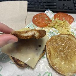 Chicken Bacon & Swiss Sandwich