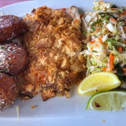 Fish and smashers: that coleslaw was amazing!