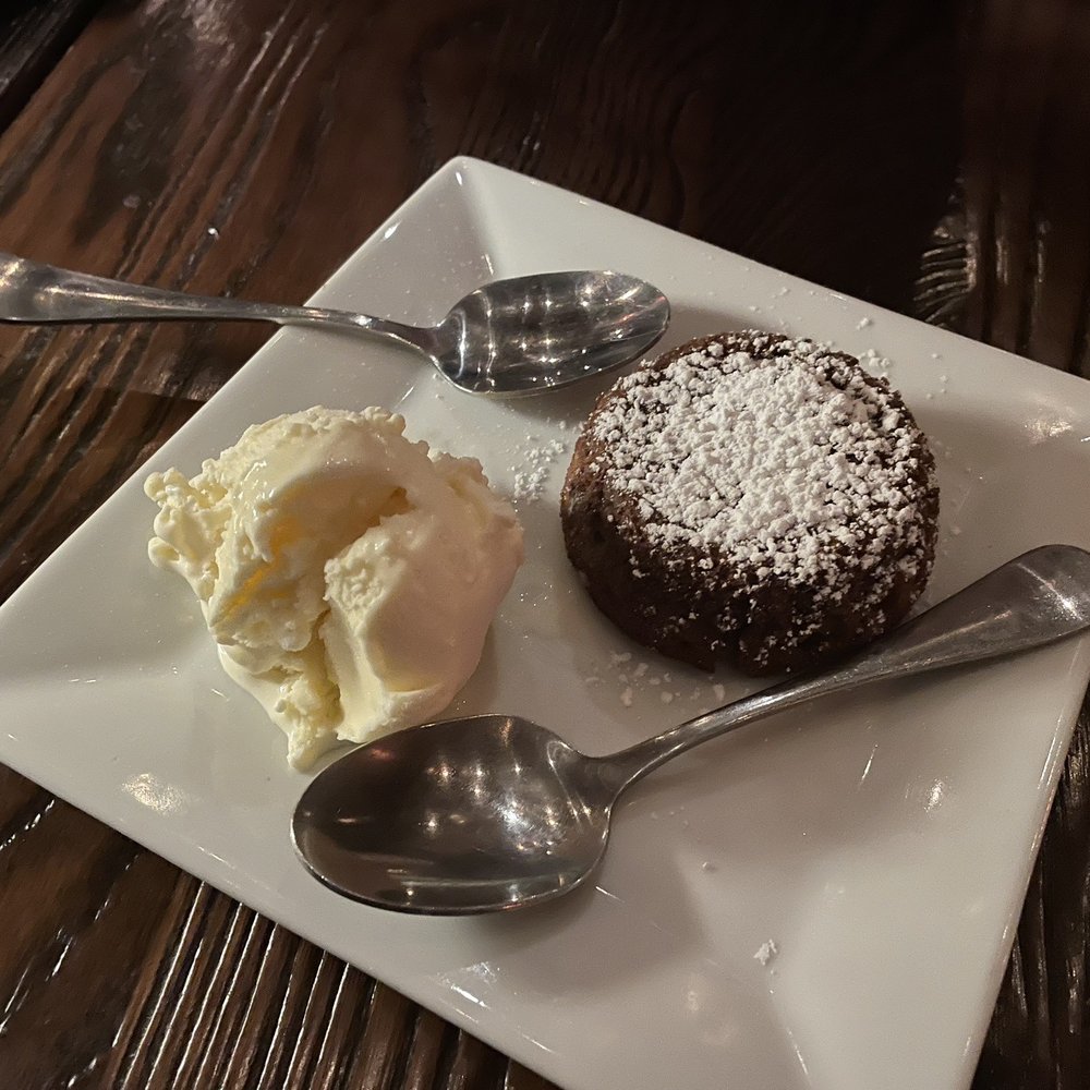 LAVA CAKE $11 Served with vanilla ice cream LAVA CAKE $11 Served with vanilla ice cream