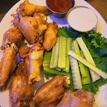 The Café - Naked Chicken wings with sauce on side - American Near Me - Funner, California