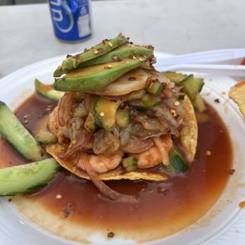 Mariscos El Capitan LV - La mejor tostada La Piratona, sabor exquisito, excelente presentación and great customer service! - Mexican Near Me - North Las Vegas, Nevada Mariscos El Capitan LV - La mejor tostada La Piratona, sabor exquisito, excelente presentación and great customer service! - Mexican Near Me - North Las Vegas, Nevada