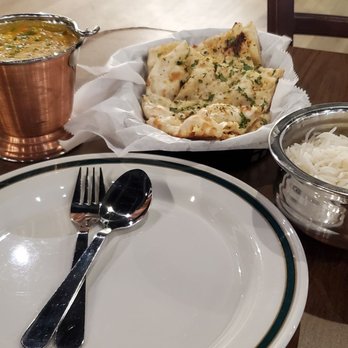 Namaste Denton | Indian Kitchen and Bar in Denton, TX - Garlic naan, rice and veggie korma? It was all yummy. - Indian Near Me - Denton, Texas Namaste Denton | Indian Kitchen and Bar in Denton, TX - Garlic naan, rice and veggie korma? It was all yummy. - Indian Near Me - Denton, Texas