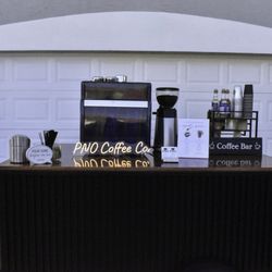 PNO Coffee - Trailer setup for day events.