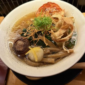 Mensho - Vegan yuzu shio - Noodles Near Me - Houston, Texas Mensho - Vegan yuzu shio - Noodles Near Me - Houston, Texas