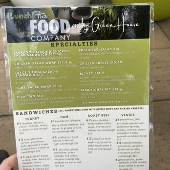 The Greenhouse Bar - FoodCo menu - Bars Near Me - Nashville, Tennessee
