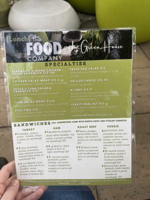 Menu photo 2 The Greenhouse Bar Nashville, TN
