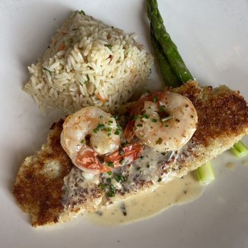 Gandy Dancer - Parmesan snapper and shrimp - Seafood Near Me - Ann Arbor, Michigan Gandy Dancer - Parmesan snapper and shrimp - Seafood Near Me - Ann Arbor, Michigan