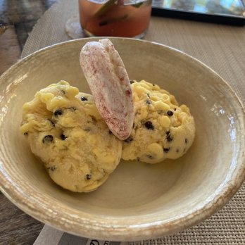 Fuego Restaurante y Cantina - Passion fruit ice cream - Seafood Near Me - Cancún, ROO Fuego Restaurante y Cantina - Passion fruit ice cream - Seafood Near Me - Cancún, ROO
