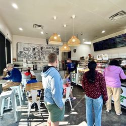 The Bagel Hole - Inside bagel shop