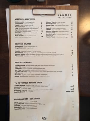 Menu photo 7 Nammos Estiatorio Vancouver, BC Menu photo 7 Nammos Estiatorio Vancouver, BC