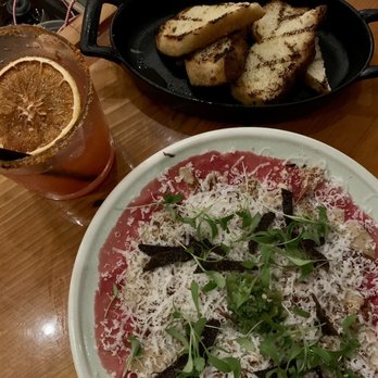 Okini Restaurant & Bar - wagyu beef carpaccio with black truffle - Japanese Near Me - Vancouver, British Columbia Okini Restaurant & Bar - wagyu beef carpaccio with black truffle - Japanese Near Me - Vancouver, British Columbia