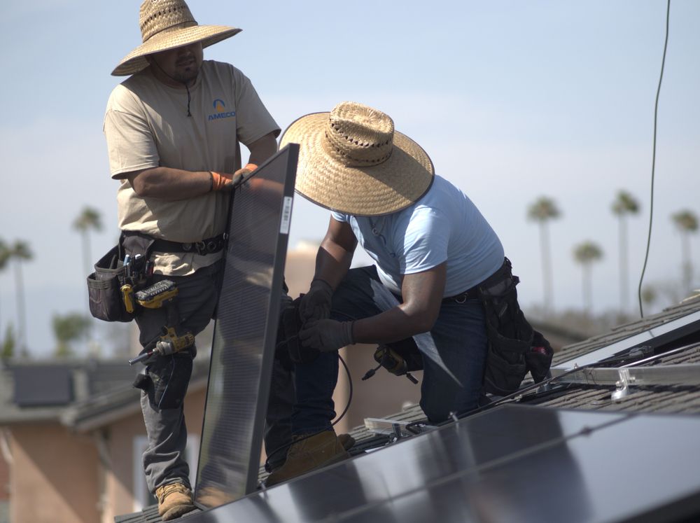 Slide of AMECO Solar & Roofing