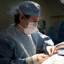 Egan J Timothy, MD - Dr. Egan performing surgery in Bolivia as part of a medical relief trip.