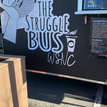The Struggle Bus - Mobile Coffee Truck Exterior - Coffee & Tea Near Me - Winston-Salem, North Carolina The Struggle Bus - Mobile Coffee Truck Exterior - Coffee & Tea Near Me - Winston-Salem, North Carolina