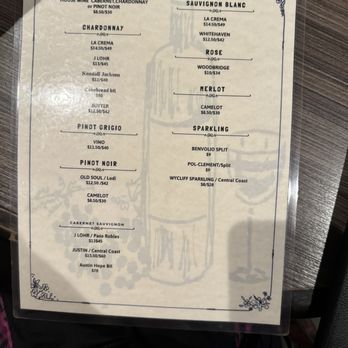 Griffins Grill - Wine menu - Karaoke Near Me - Los Alamitos, California