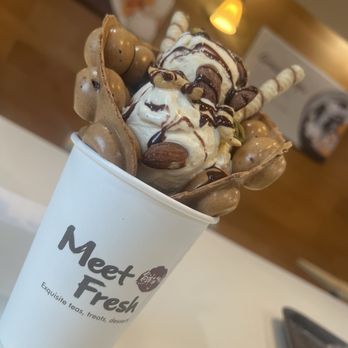 Meet Fresh - Chocolate Deluxe Egg Waffle - Desserts Near Me - Irvine, California Meet Fresh - Chocolate Deluxe Egg Waffle - Desserts Near Me - Irvine, California